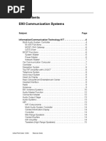 11 E60 Communication Systems