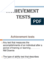 Achievement Tests