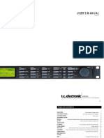 TC Eloctronics m2000 - Us Manual PDF