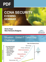 Ccna Security: Evening Seminar