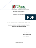 Capitulo I Y II Trabajo de Grado Fundación La Salle