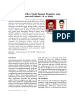 Evaluation of Low Strain Dynamic Properties Using Geophysical Method: A Case Study