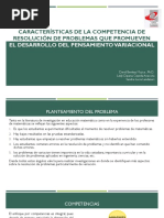 Diapositivas Características de La Competencia de Resolución de Problemas