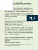 Acta de Donacion Formato Llenado