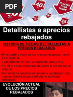 Grupo 6 - Detallistas Aprecios Rebajados Diapositibas