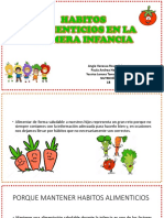 Habitos Alimenticios en La Primera Infancia