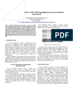 Function Test Preparation of MSC-IMS Signalling Interaction in Simulated Environment