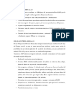 Obligaciones Fiscales Rif