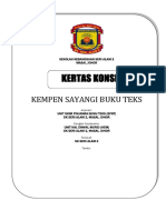 Kertas Cadangan Kempen Sayangi Buku Teks