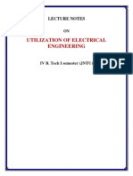 Utilization of Electrical Energy PDF