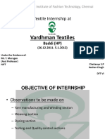 Textile Internship