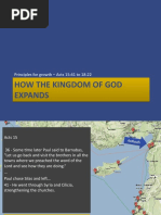 How The Kingdom of God Expands