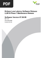 Eclipse SW Rel - 07-08-55 Customer Release Notes (Low Latency) - 01may2015