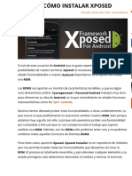 Xposed - Qué Es y Cómo Instalar PDF