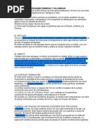 Distribución de Regiones Sísmicas y Volcánicas