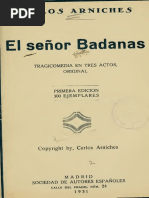 El Señor Badanas PDF