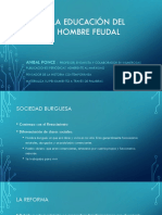 La Educación Del Hombre Feudal