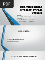 Fire System Design (Hydrant) at PT