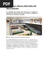 Las Cinco Claves Del Éxito de Mercadona