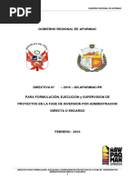 Directiva de Formulacion Ejec y Supervision-2009