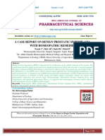 A Case Report On Benign Prostatic Hyperplasia With Homeopathic Remedies