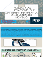 Salud Mental Factores Que Afectan Al Individuo 1