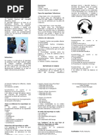 Triptico Reportaje Televisivo y Radial