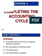 Completing The Accounting Cycle