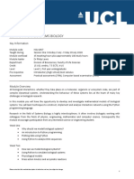 Computational Systems Biology