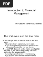 Introduction To Financial Management