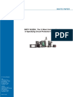 White Paper: DIRTY DOZEN: The 12 Most Common Mistakes of Specifying Circuit Protection For Equipment