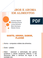 Aroma e Sabor em Alimentos