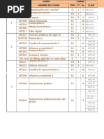 Grabado Plan de Estudios