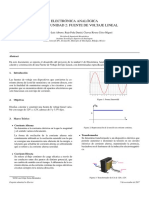 Electrónica Analógica Practica 02 Fuente de Voltaje