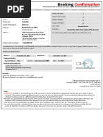 Confirmation For Booking ID # 237661189 Check-In November 16 2017