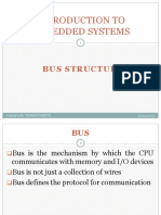 Introduction To Embedded Systems: Bus Structure