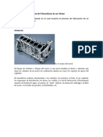 Proceso de Fabricación Del Monoblock de Un Motor