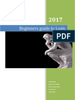 Beginners Guide To Logic: Submitted by Rexiel Val M. Adolfo Ryan Christian Anora Lanz Dela Cruz Keith Revelo