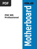 Manual Placa Base Asus P5E WS Professional