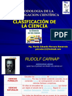 Clasificacion de Las Ciencias