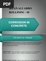 Irfan Ali Corrosion in Concrete