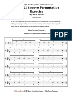 321 Groove Permutation Exercise PDF