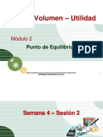 Semana 4 - Sesion 2 - Mod Costo Volumen Utilidad - Punto de Equilibrio