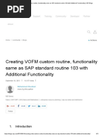 Creating VOFM Custom Routine - SAP Blogs PDF