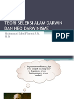 Teori Seleksi Alam Darwin Dan Neo Darwinisme