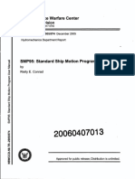 Rielly E.conrad. SMP93 - Standard Ship Motion Program User Manual