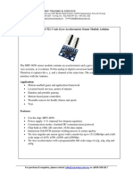 MPU 6050 GY-521 Datasheet