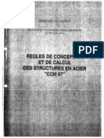 DTR B C 2 44 (CCM97) Règles de Conception Et de Calcul Des Structures en Acier PDF