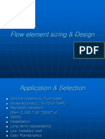 Flow Element Sizing & Design (DNARAYAN)