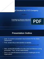 A Cloud Solution For XYZ Company PDF